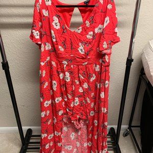 Torrid High Low Duster with shorts